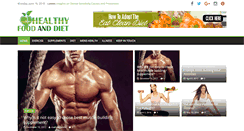Desktop Screenshot of healthyfoodanddiet.com