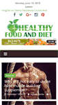 Mobile Screenshot of healthyfoodanddiet.com